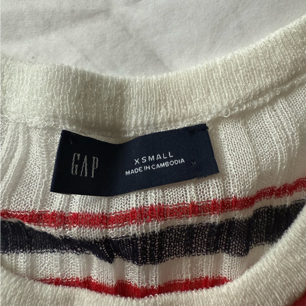 Striped Sheer Rib T-Shirt - Picture 4 of 4